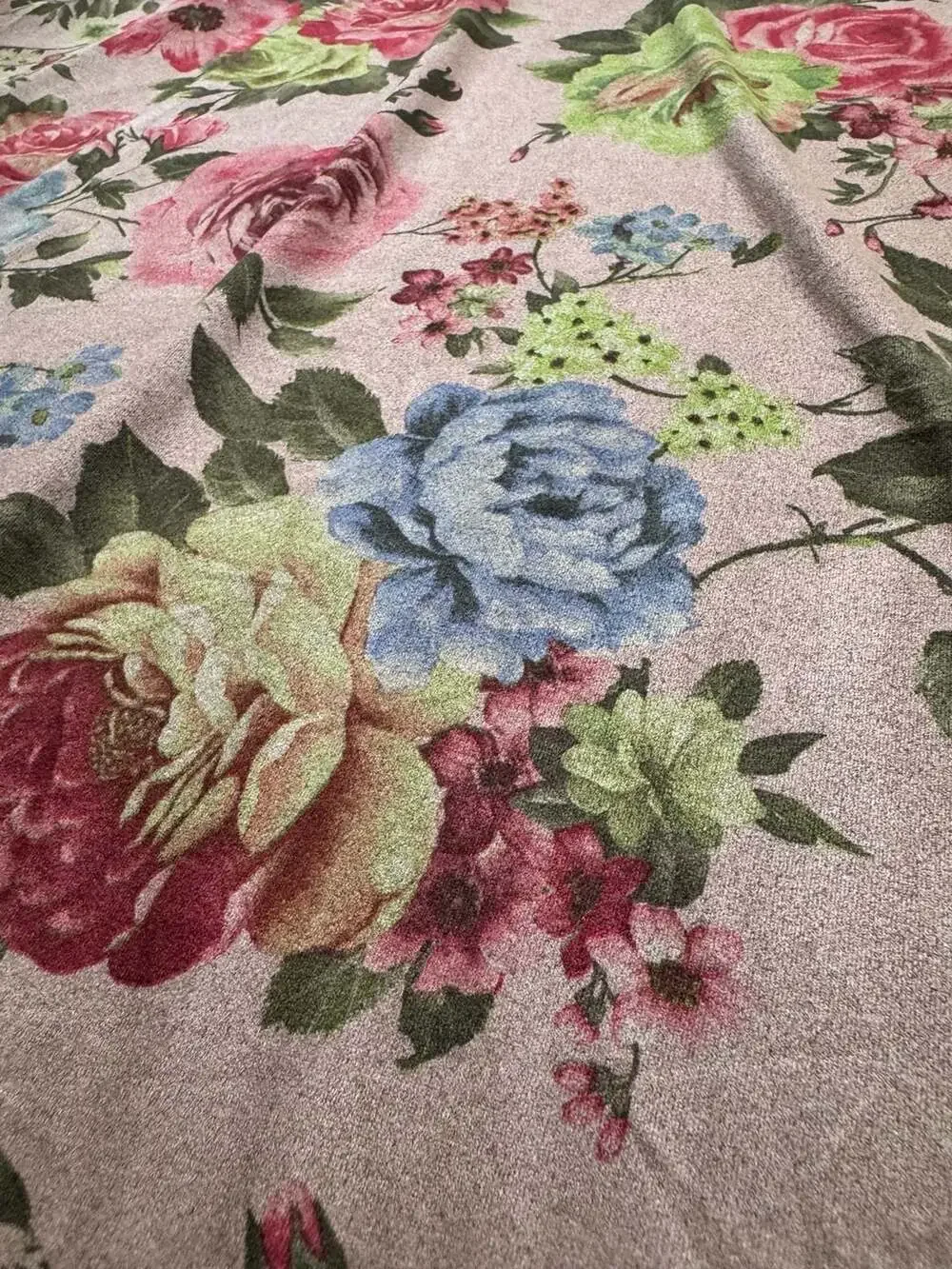 Peach Ice Floral Midi Dress Size S Pink Cottagecore Boho 3/4 Sleeve Maxi - Picture 6 of 14